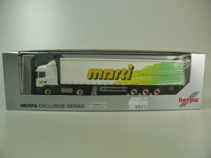 1:87  Herpa exclusiv 295857 SCANIA SZ MARTI/SCHWEIZ, TOP/OVP