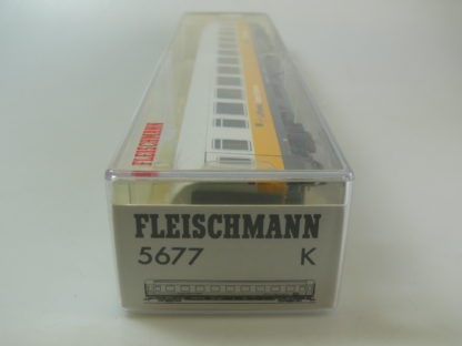 H0 FLEISCHMANN 5677K DB 'LUFTHANSA AIRPORT-EXPRESS', TOP/OVP – Bild 2