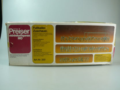 Preiser H0: 333 FIGURENSET 'FUSSBALL-ZUSCHAUER', NEU/ovp