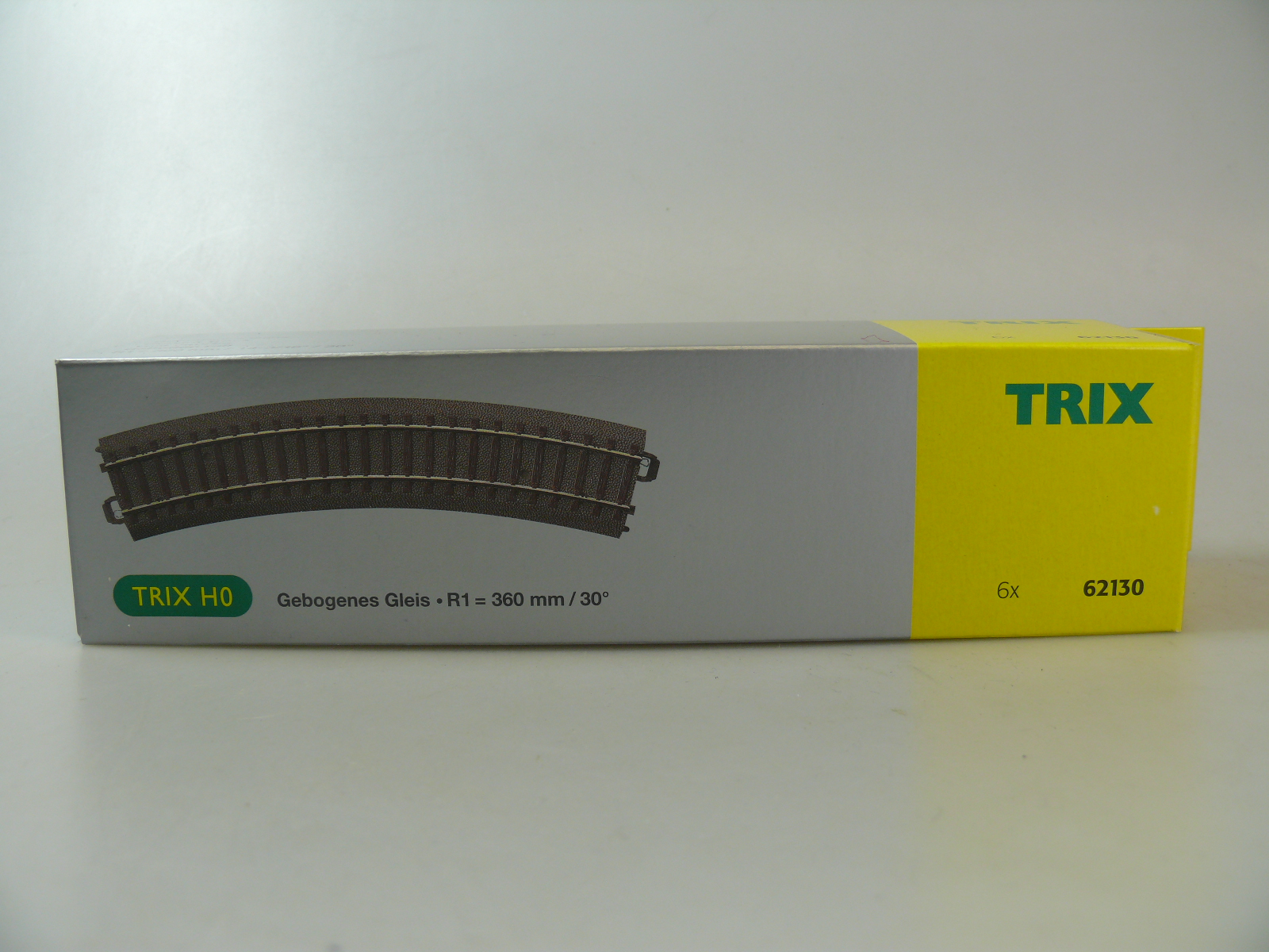 Rail courbe R1 H0 Trix 62115 - TRIX - Voie C - Plastique et argentan