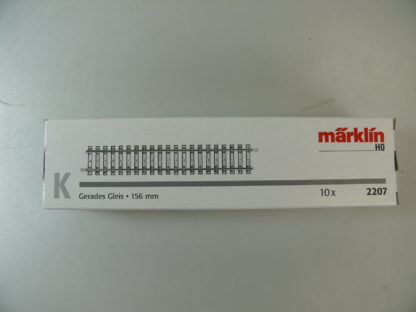H0: MÄRKLIN K-Gleis 2207 '10x Gerades Gleis' – neu