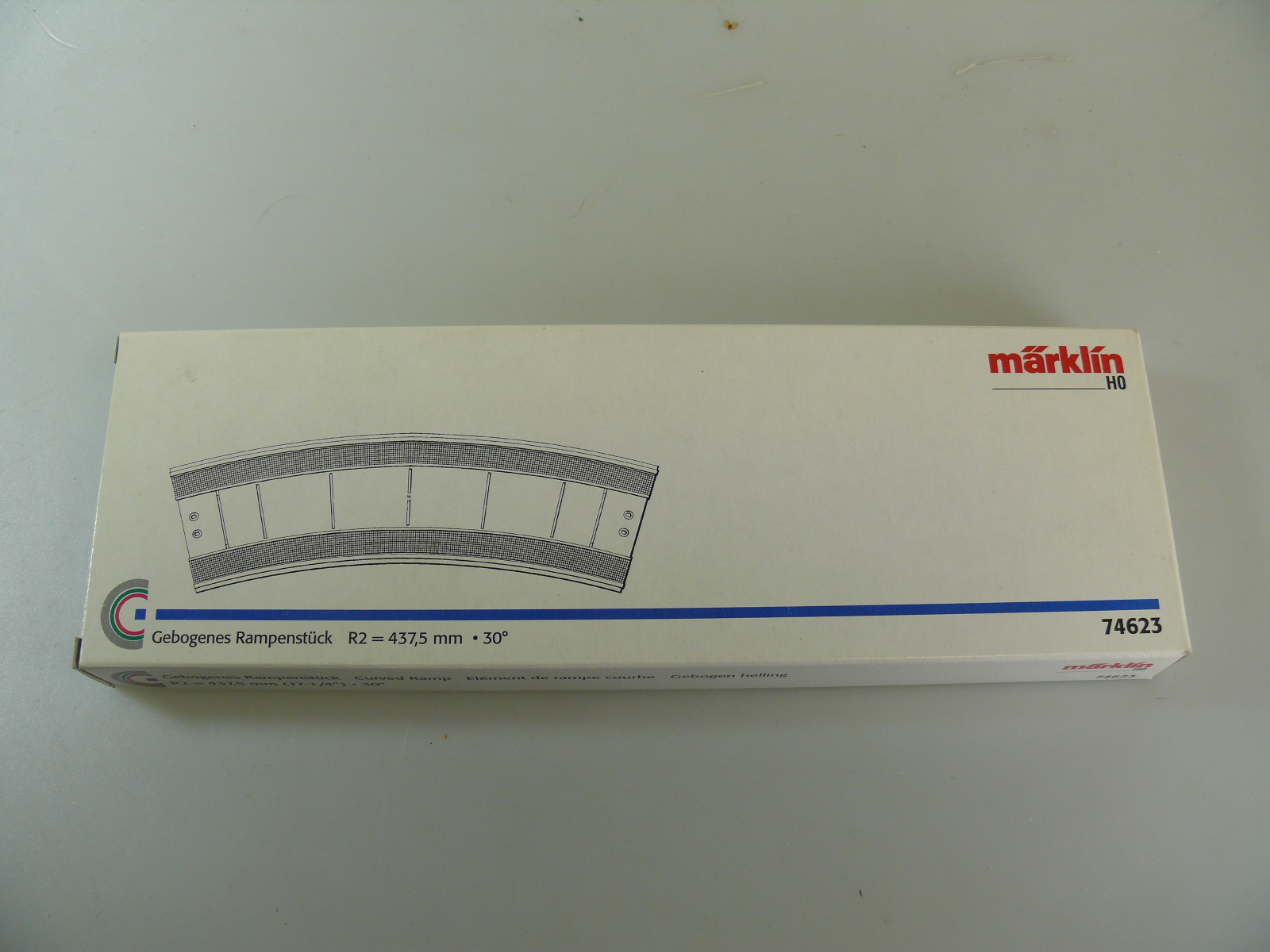 H0: MÄRKLIN 74623 C-Gleis ‚Gebogenes Rampenstück‘ – neu – gearontologist