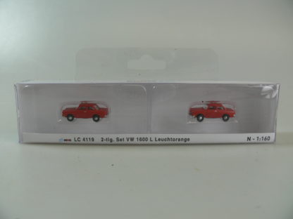 Spur N: Lemke Minis LC 4119 - '2x VW 1600  ROT' - neu