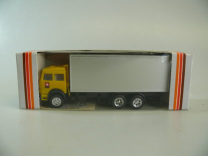 1:87 Herpa Saurer/Iveco Koffer 'Schweizer Post PTT', neu