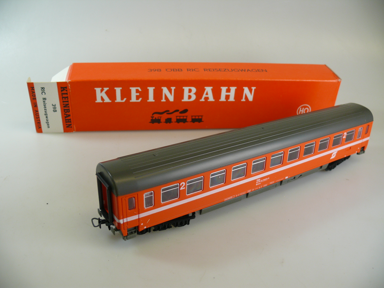 Spur H0 Klein Modellbahn 398 RIC Reisezugwagen, top/ovp - gearontologist