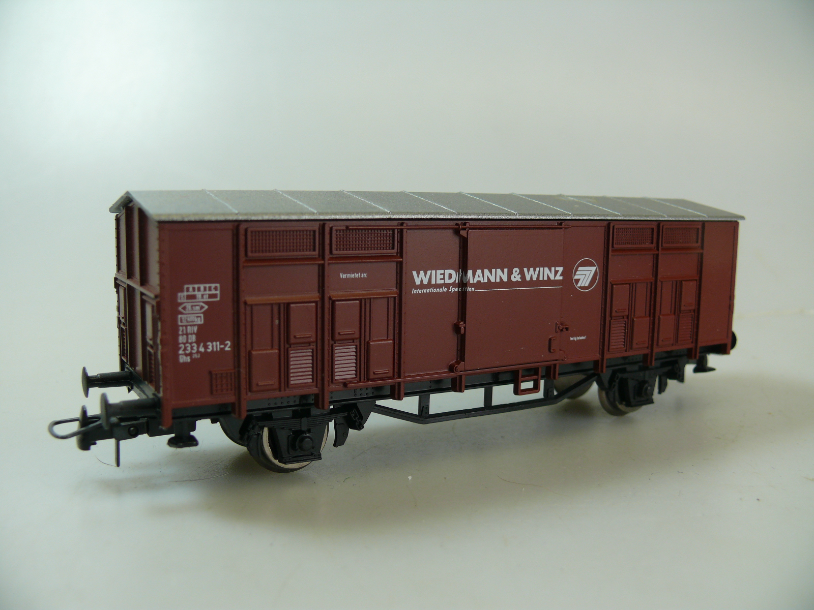 Spur H0 ROCO: Güterwagen 'DB Wiedmann&Winz', top/ovp