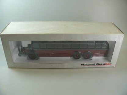 1:43 Premium Classixxs 12300: MB O-10000, 'DUNKELROT/SCHWARZ', top/ovp – Bild 2