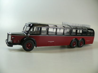 1:43 Premium Classixxs 12300: MB O-10000, 'DUNKELROT/SCHWARZ', top/ovp – Bild 5