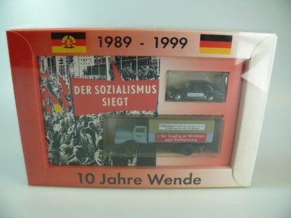 1:87 Brekina 90365 Set "10 Jahre Wende Wartburg 311, IFA H6..." - neu
