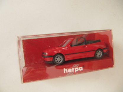 1:87 Herpa (021548) VW Golf Cabrio rot, neu