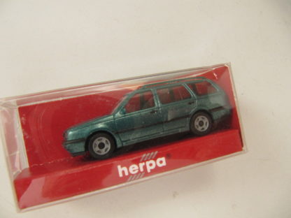 1:87 Herpa 031639 VW GOLF III VARIANT NO.2 GRÜN-METALLIC, neu