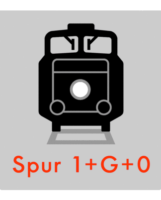 Modelleisenbahn Spur 1+G+0